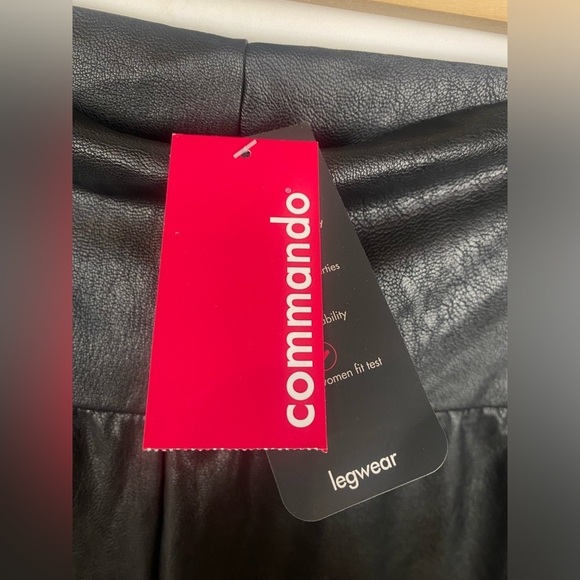 Commando Faux Leather Tapered Pant SLG65 Black XL - Picture 4 of 13